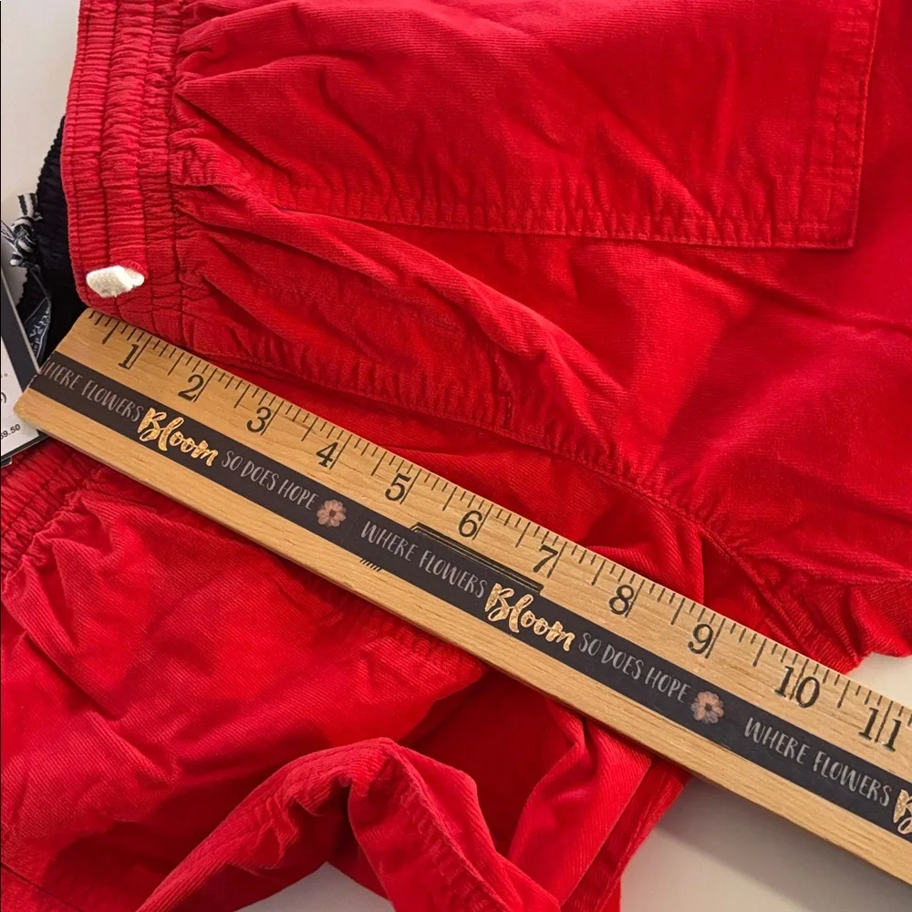 Vineyard Vines Red Jetty Corduroy Pants Size M NWT RED VELVET VINEYARD VINES